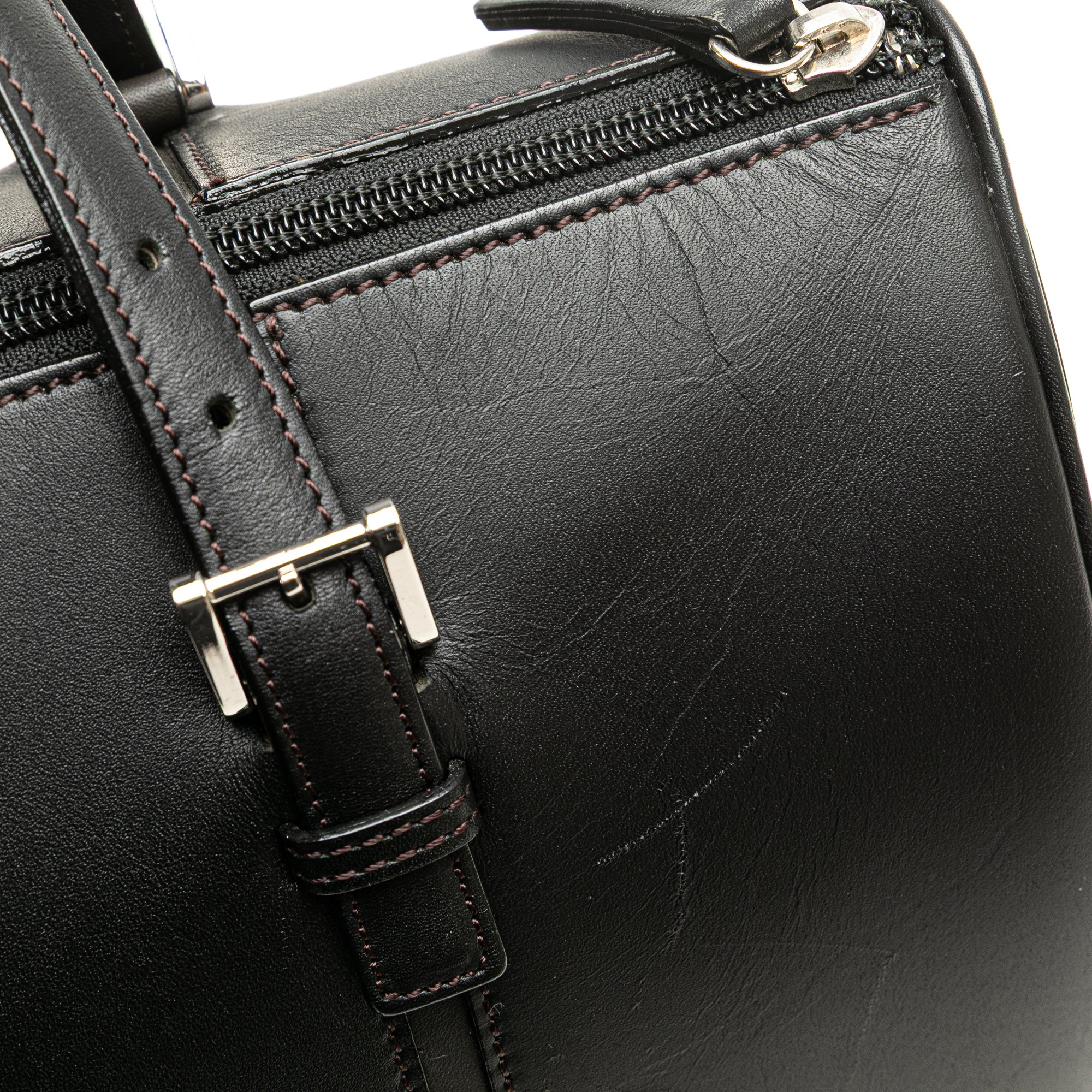 Leather Boston Bag