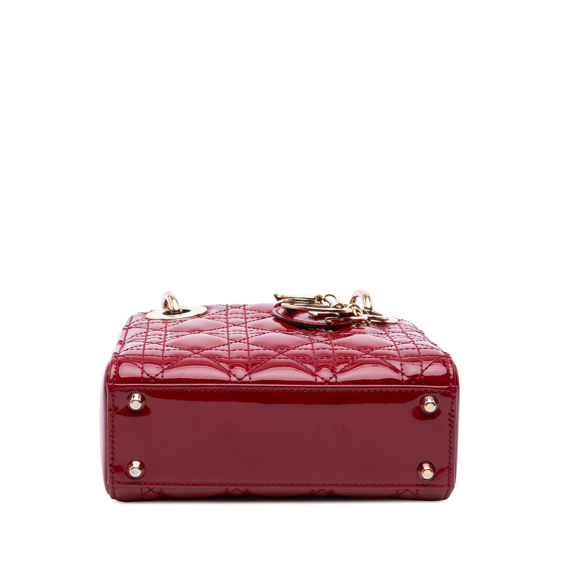 Mini Patent Cannage Lady Dior