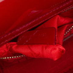 Mini Patent Cannage Lady Dior