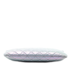 Medium Quilted Metallic Aged Calfskin O Case Clutch