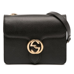 Small Dollar Calfskin Interlocking G Crossbody