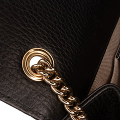 Small Dollar Calfskin Interlocking G Crossbody