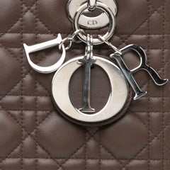 Medium Lambskin Cannage Lady Dior