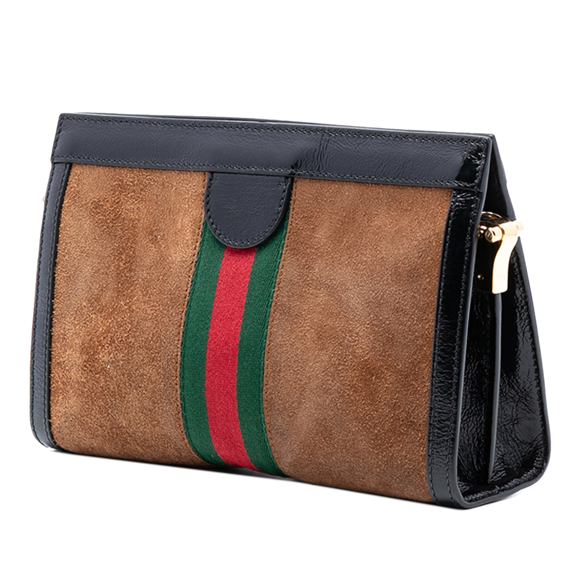 Small Suede Ophidia Chain Crossbody