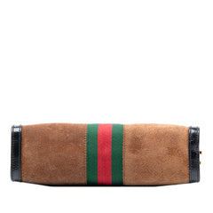 Small Suede Ophidia Chain Crossbody