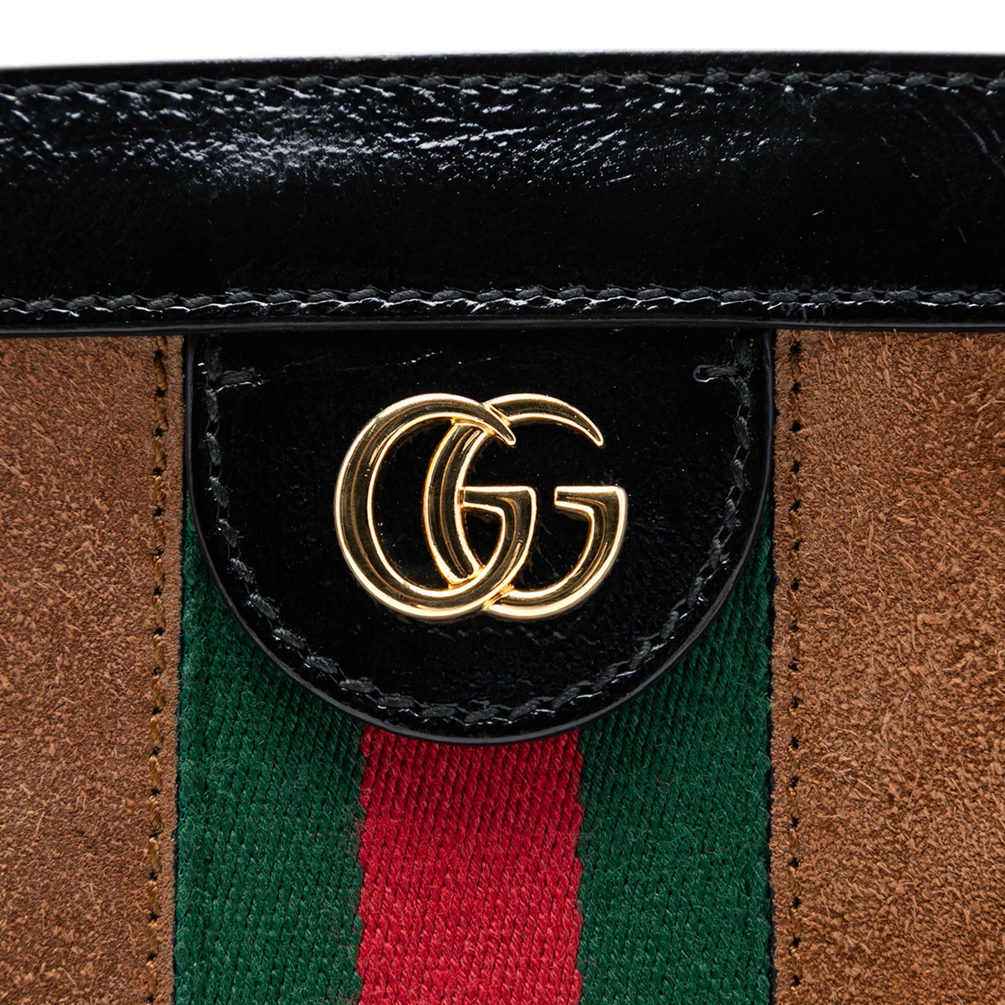 Small Suede Ophidia Chain Crossbody