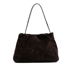 Suede Bourse Shoulder Bag