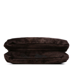 Suede Bourse Shoulder Bag