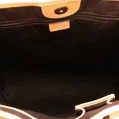 Macadam Coated Canvas Vertical Tote