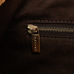 Macadam Coated Canvas Vertical Tote