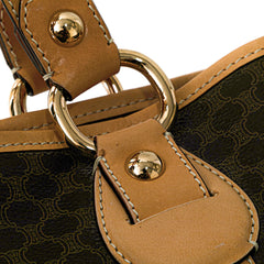 Macadam Coated Canvas Vertical Tote