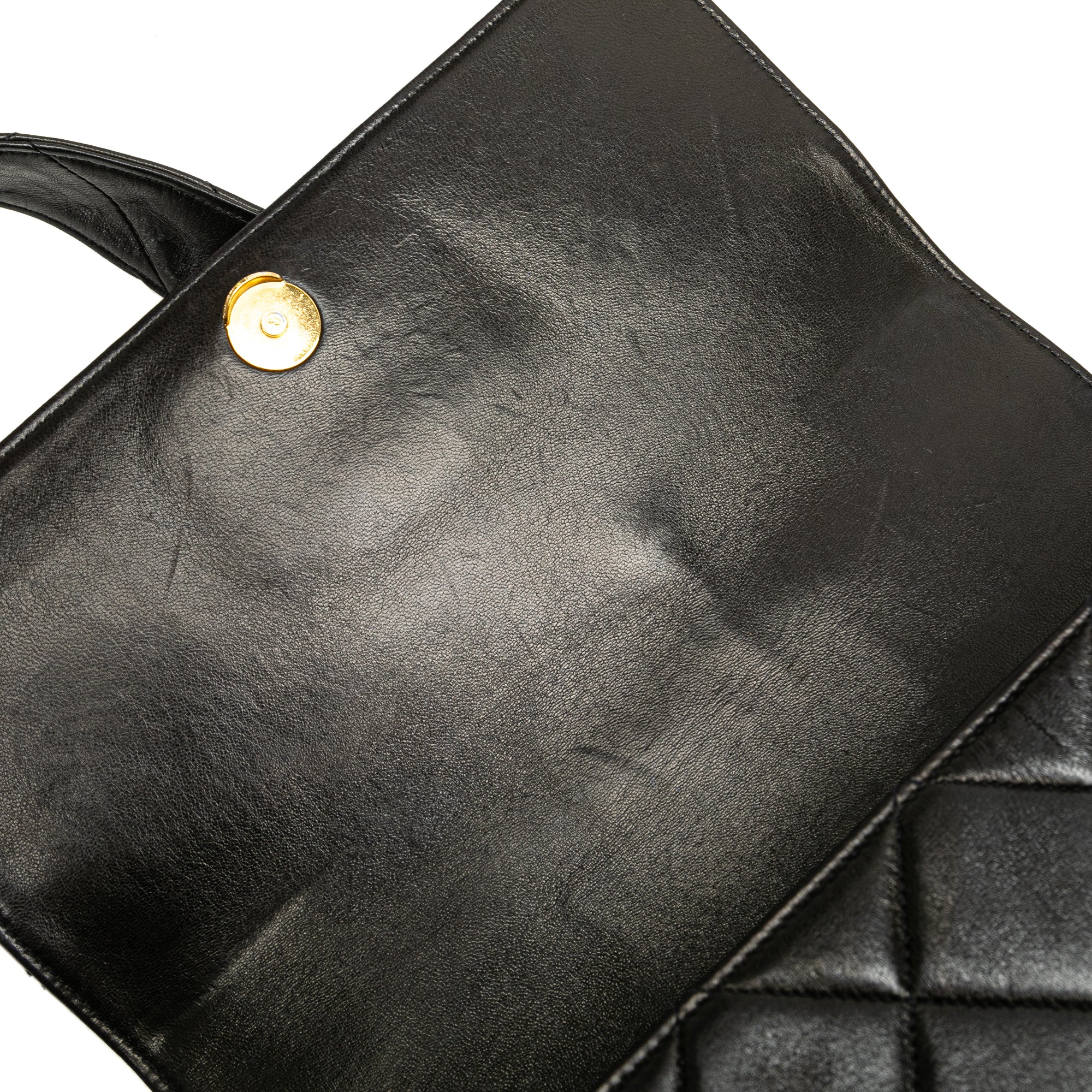 CC Quilted Lambskin Flap