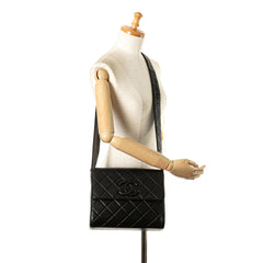 CC Quilted Lambskin Flap