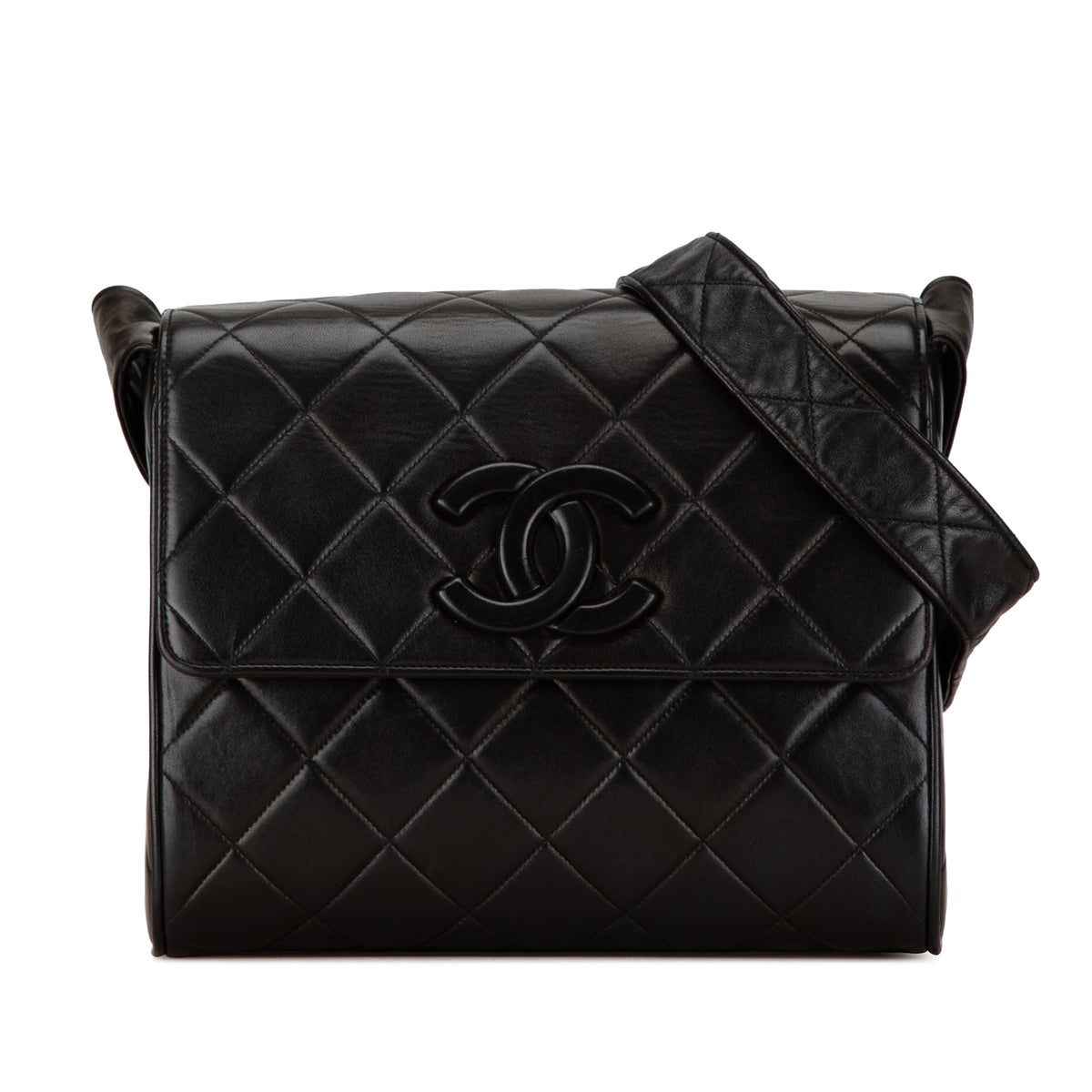 CC Quilted Lambskin Flap