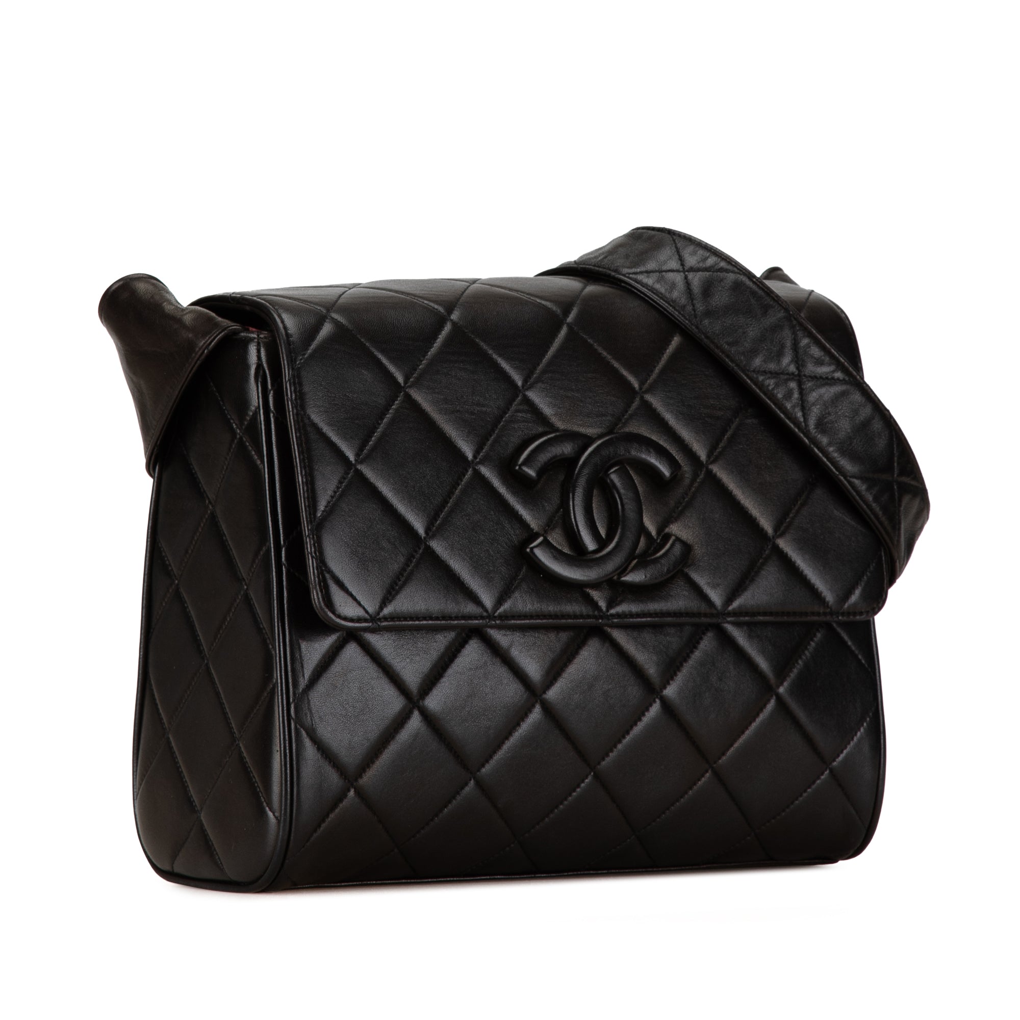 CC Quilted Lambskin Flap