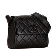 CC Quilted Lambskin Flap