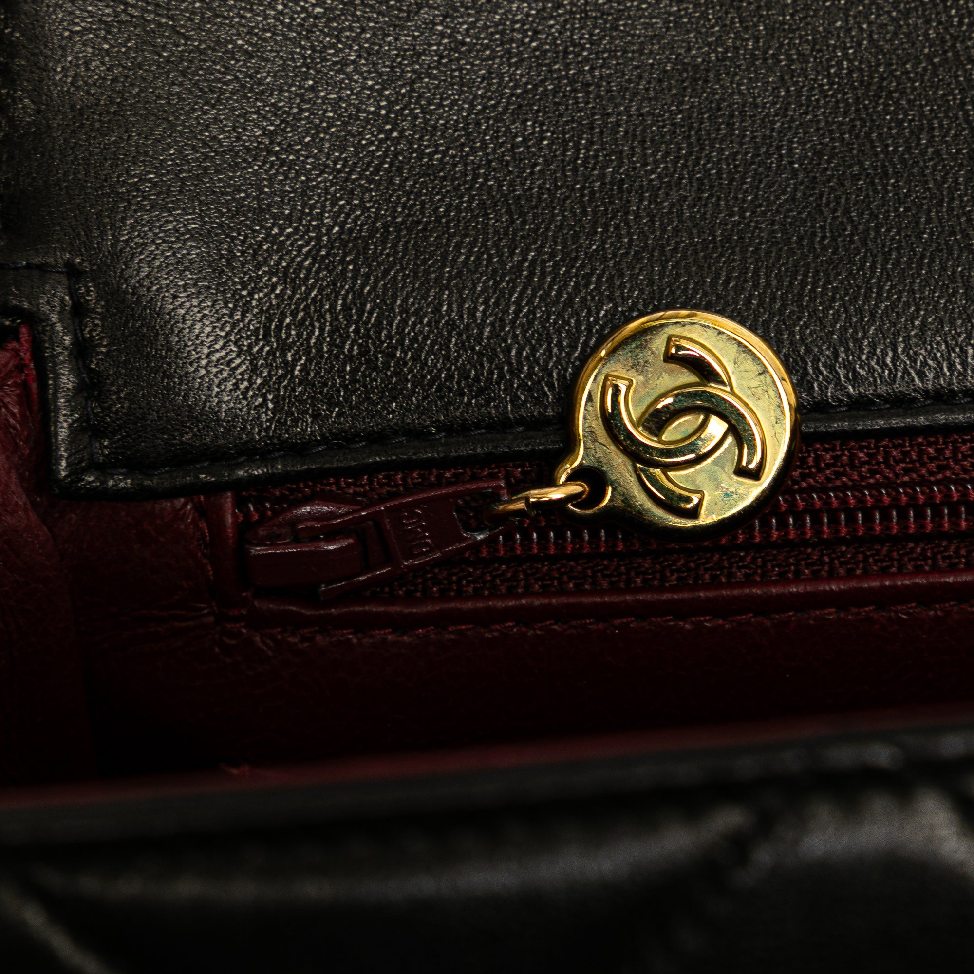 CC Quilted Lambskin Flap