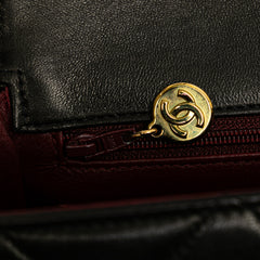 CC Quilted Lambskin Flap