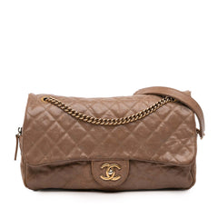 Large Quilted Caviar Shiva Flap