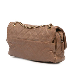 Large Quilted Caviar Shiva Flap