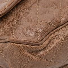 Large Quilted Caviar Shiva Flap
