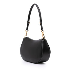 Medium Leather Ohval Flap Bag