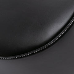 Medium Leather Ohval Flap Bag
