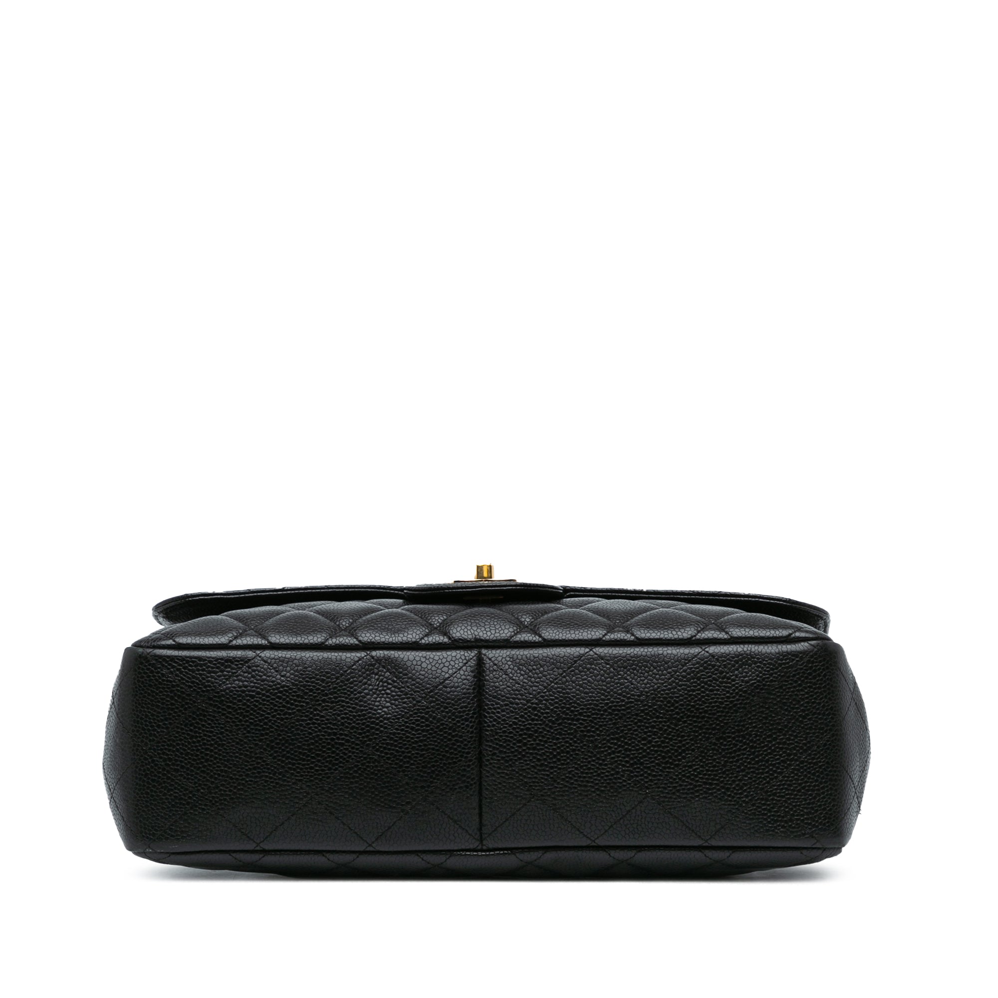 Jumbo Classic Caviar Single Flap