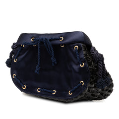 Satin Intrecciato and Wicker Crossbody