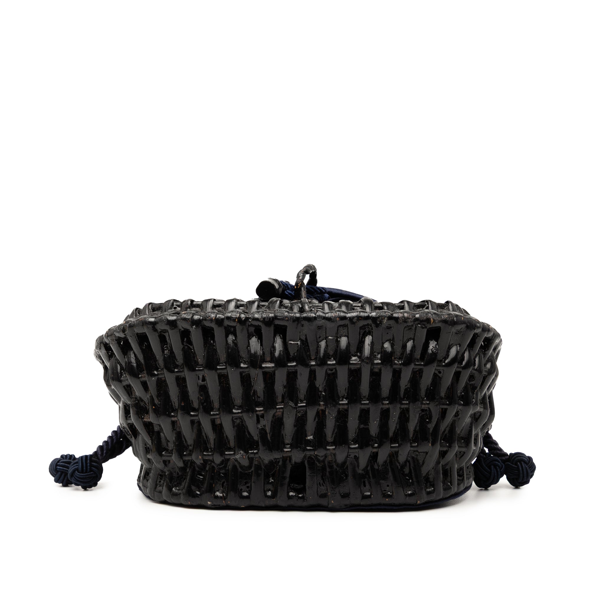 Satin Intrecciato and Wicker Crossbody