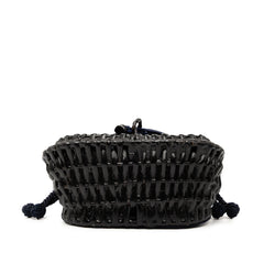 Satin Intrecciato and Wicker Crossbody