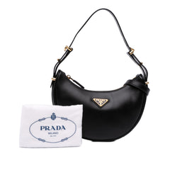 Small Soft Calf Arque Satchel