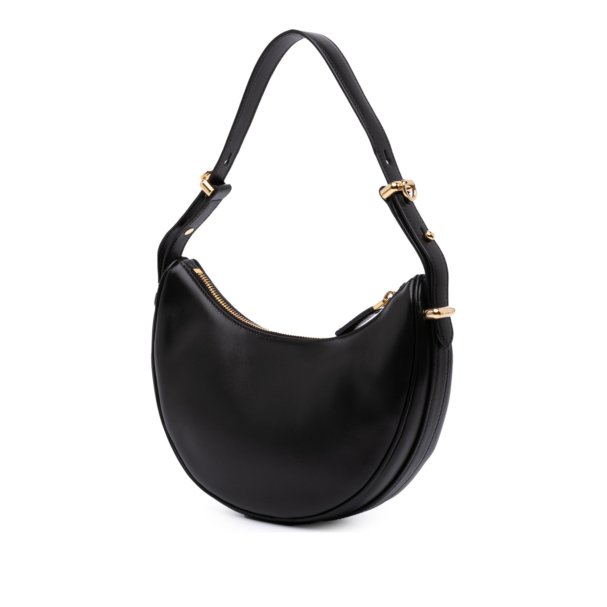 Small Soft Calf Arque Satchel