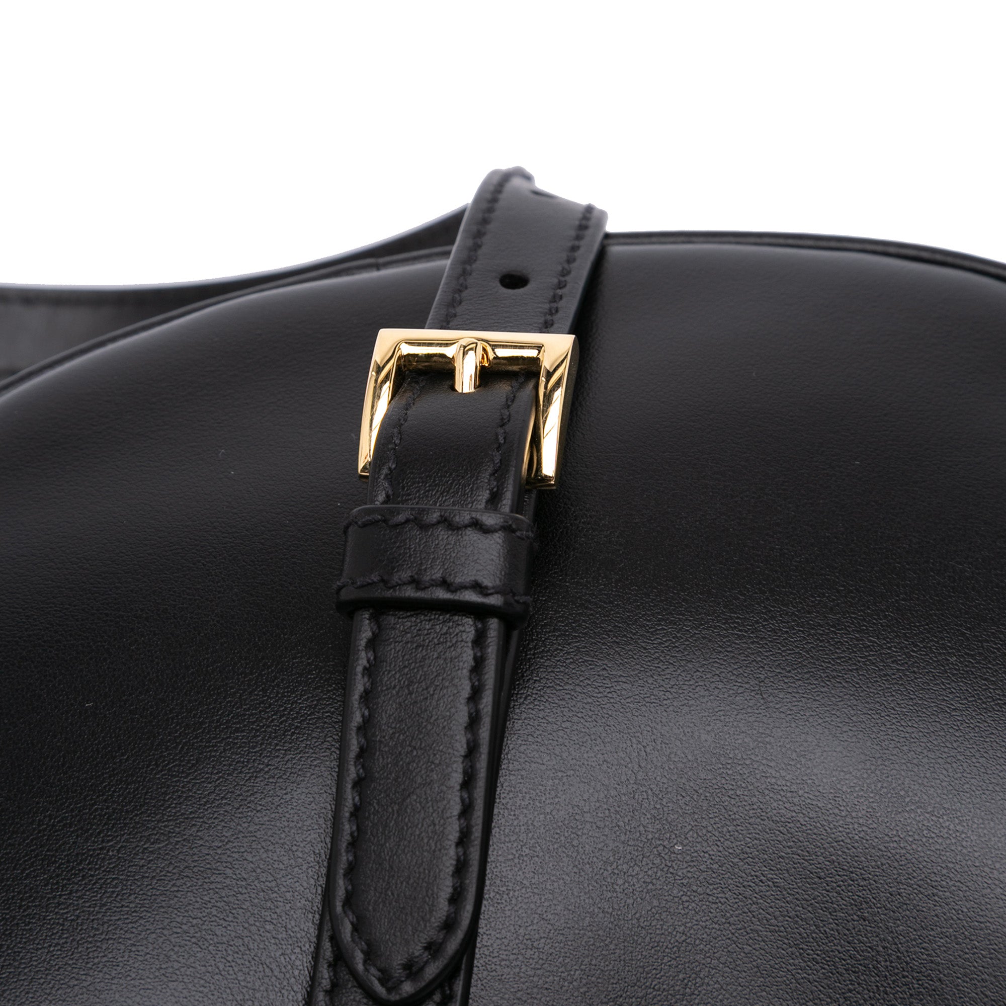 Small Soft Calf Arque Satchel