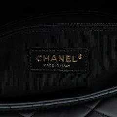 Mini Quilted Lambskin Lacquered Chain Flap