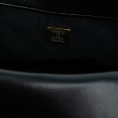 Mini Quilted Lambskin Lacquered Chain Flap