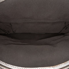 Quilted Metallic Goatskin Tabatiere Kisslock Foldover Clutch