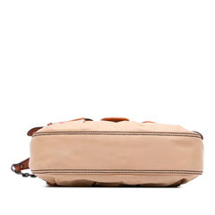 Nylon and Leather B Bis Shoulder Bag