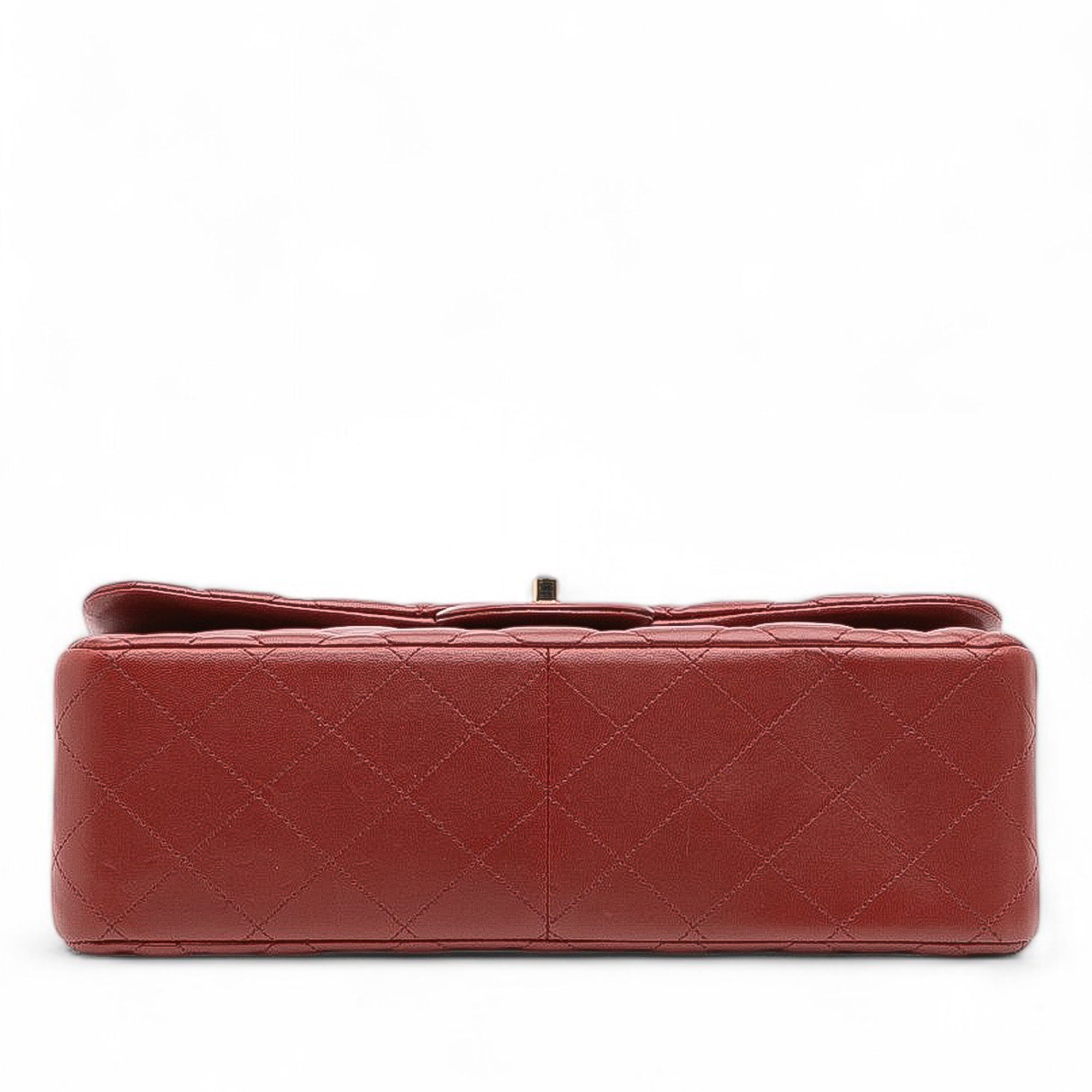 Jumbo Classic Lambskin Double Flap