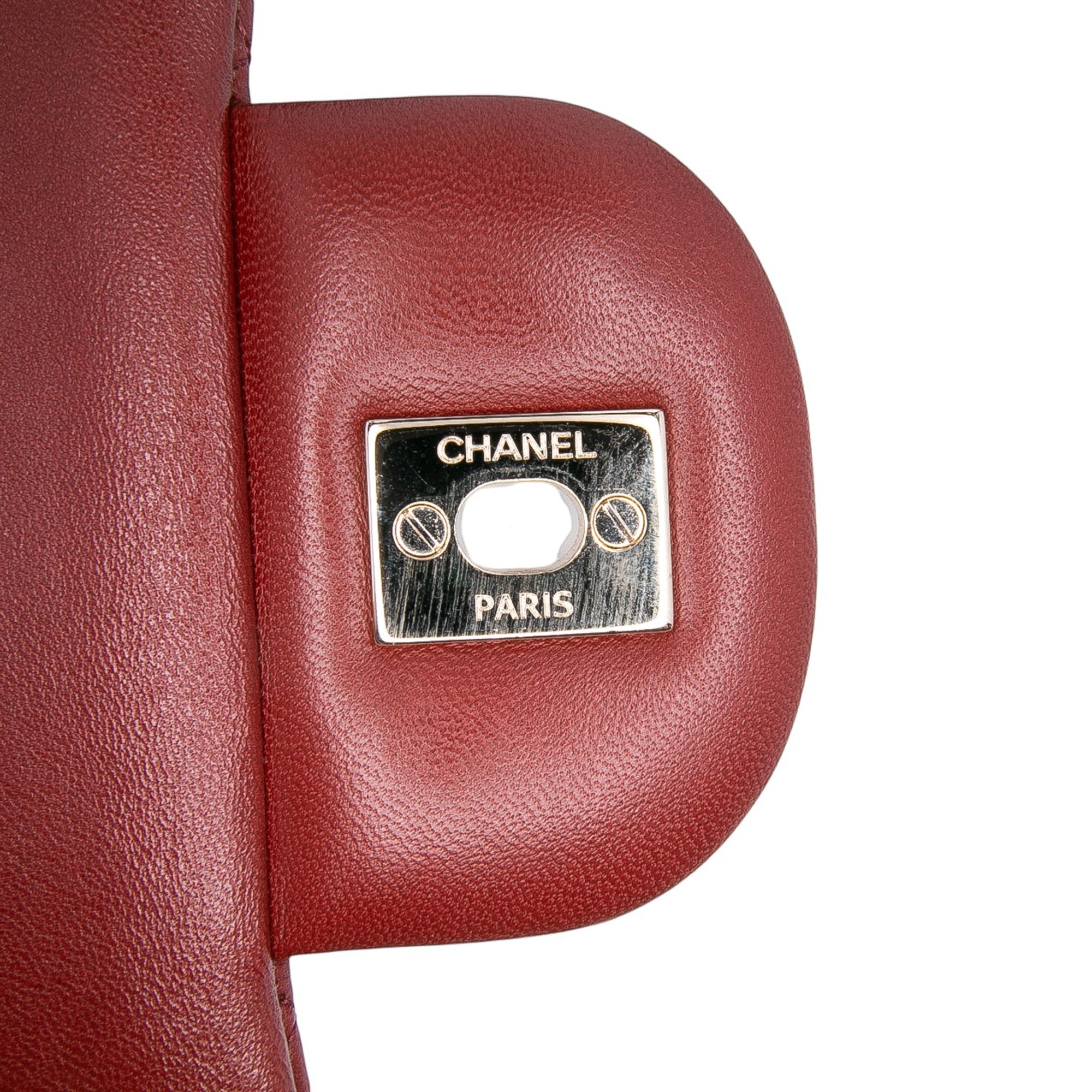 Jumbo Classic Lambskin Double Flap
