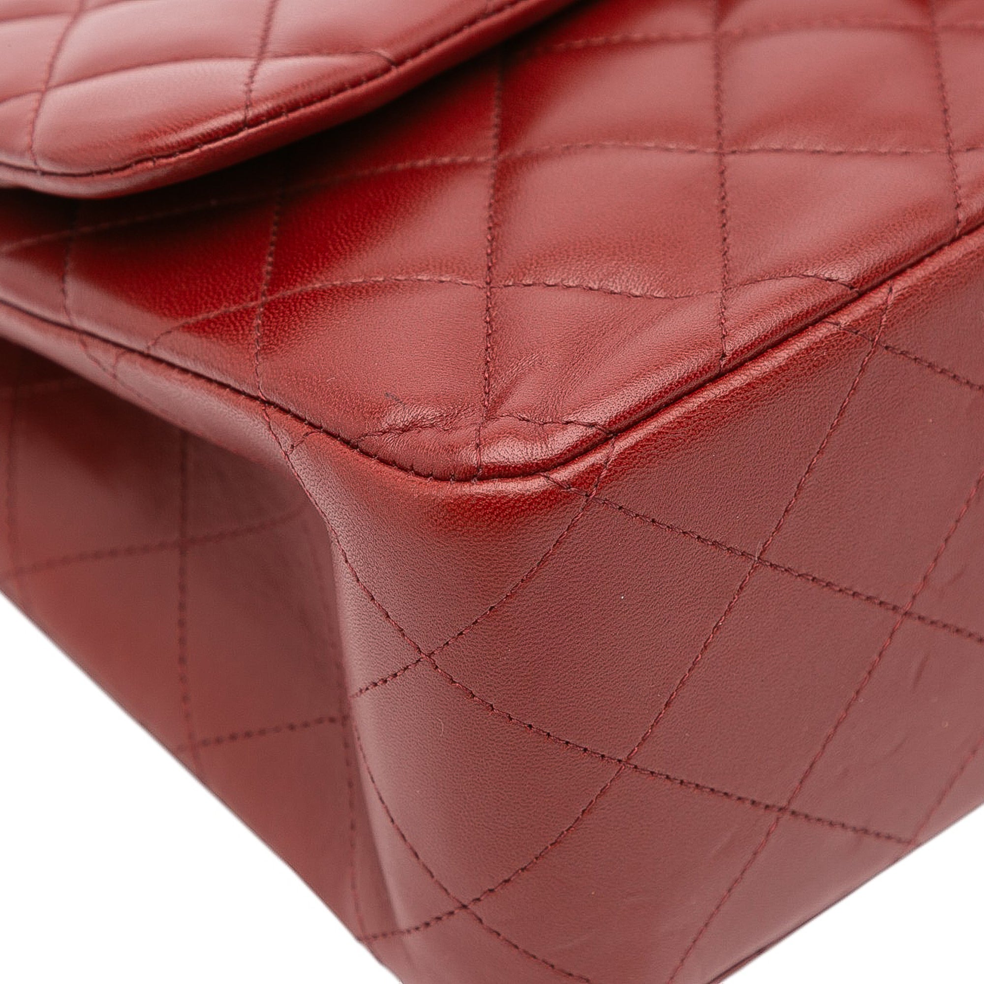 Jumbo Classic Lambskin Double Flap