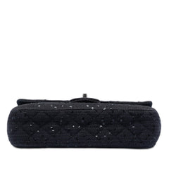 Medium Classic Tweed Sequin Double Flap