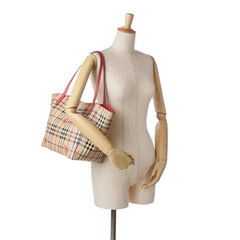 Haymarket Check Coated Canvas Tote