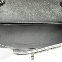 Mini Perforated Lambskin Punch Flap