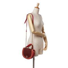 Small Quilted Lambskin Chain Detail Saddle Bag