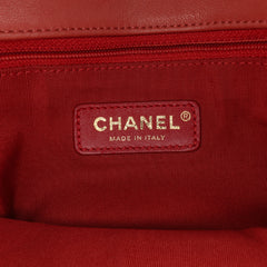 Small Quilted Lambskin Chain Detail Saddle Bag