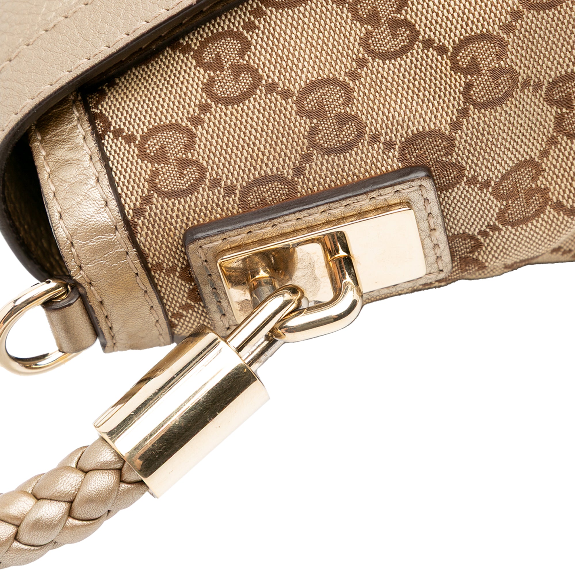 GG Canvas Bella Flap Satchel