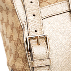 GG Canvas Bella Flap Satchel