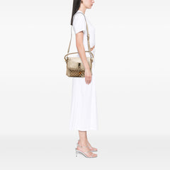 GG Canvas Bella Flap Satchel