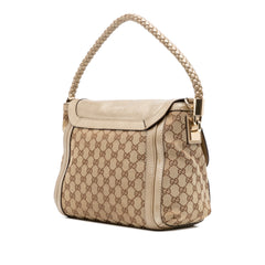 GG Canvas Bella Flap Satchel